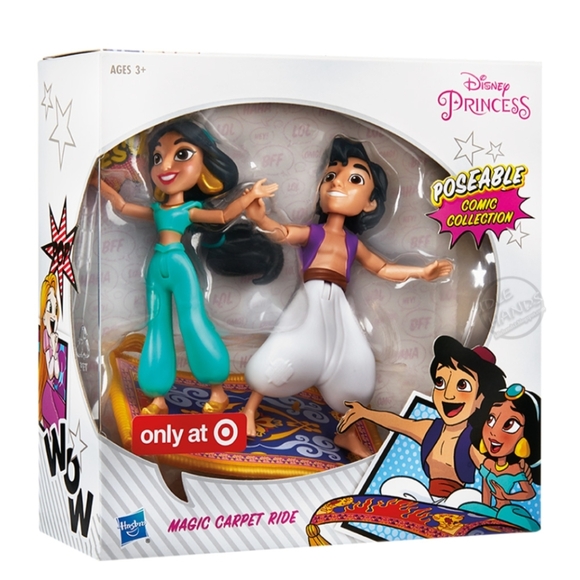 Disney Other - Disney Princess - Jasmine and Ali - Magic Carpet Ride - Poseable Comic Selection